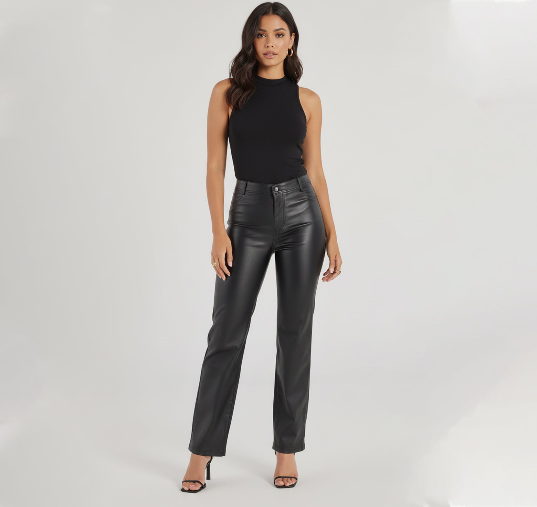 Valcour Lyon | Pantalon en Simili-Cuir pour Femme – Style Vintage