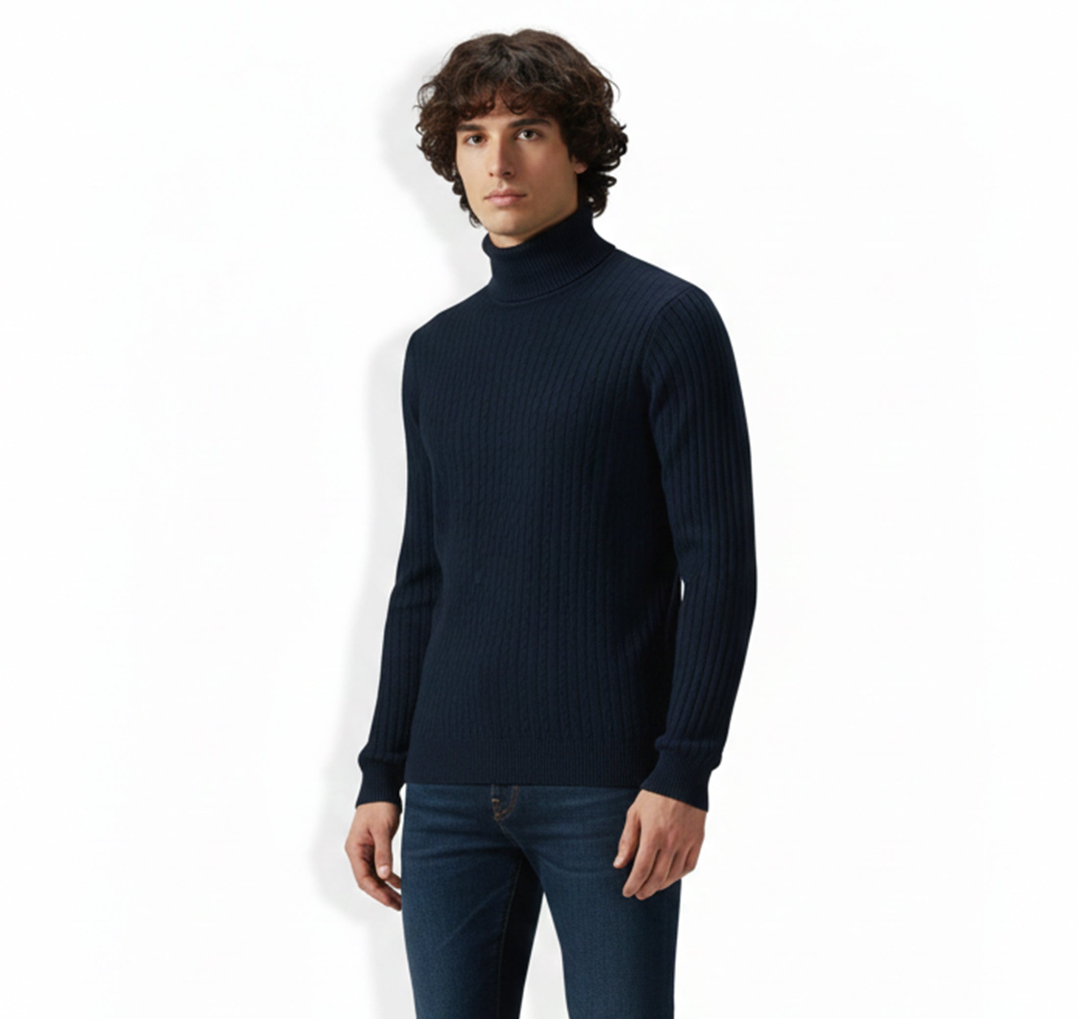 Valcour Lyon | Pull Col Roulé pour Homme – Tricot Hivernal Stylé
