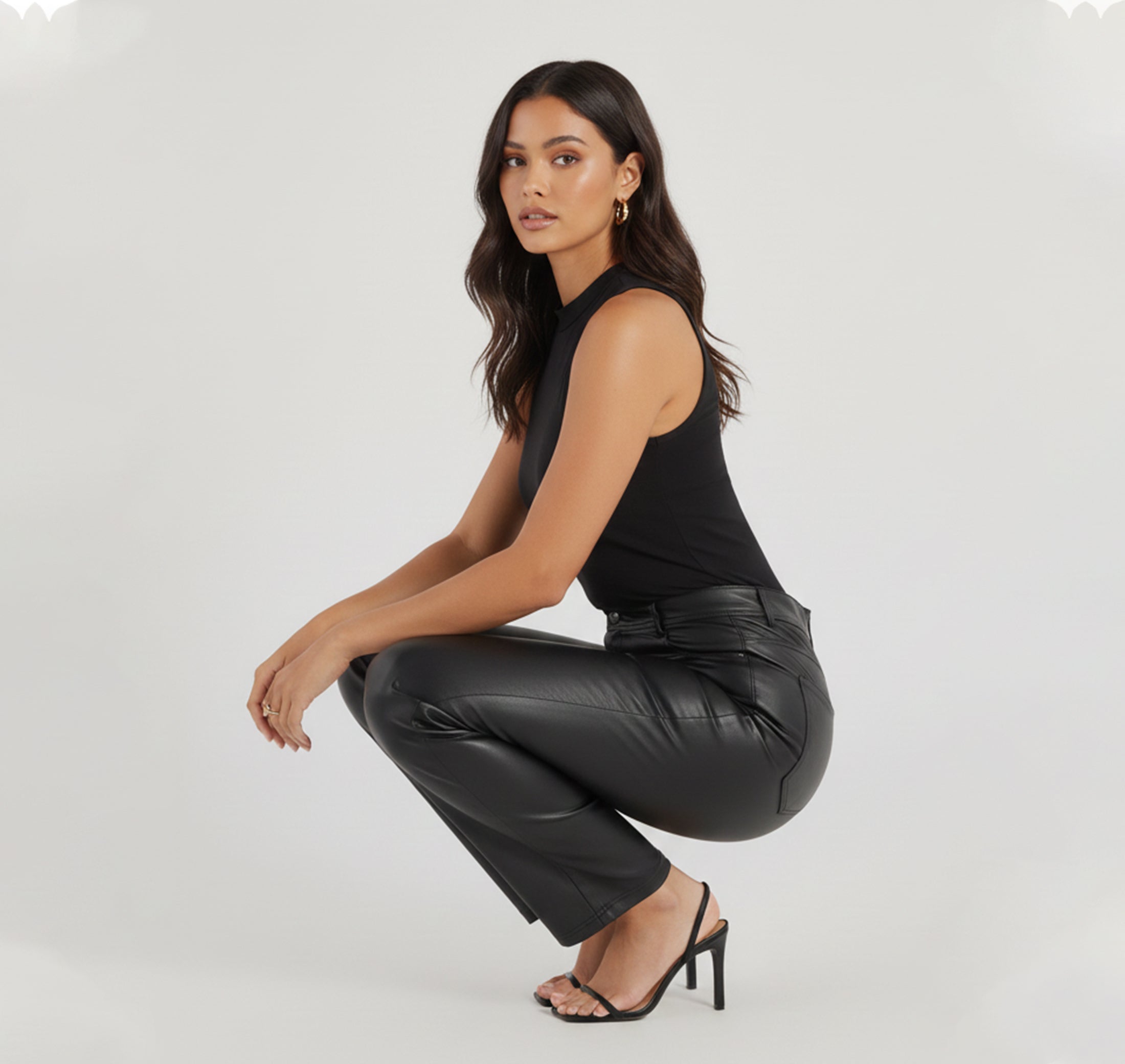 Valcour Lyon | Pantalon en Simili-Cuir pour Femme – Style Vintage