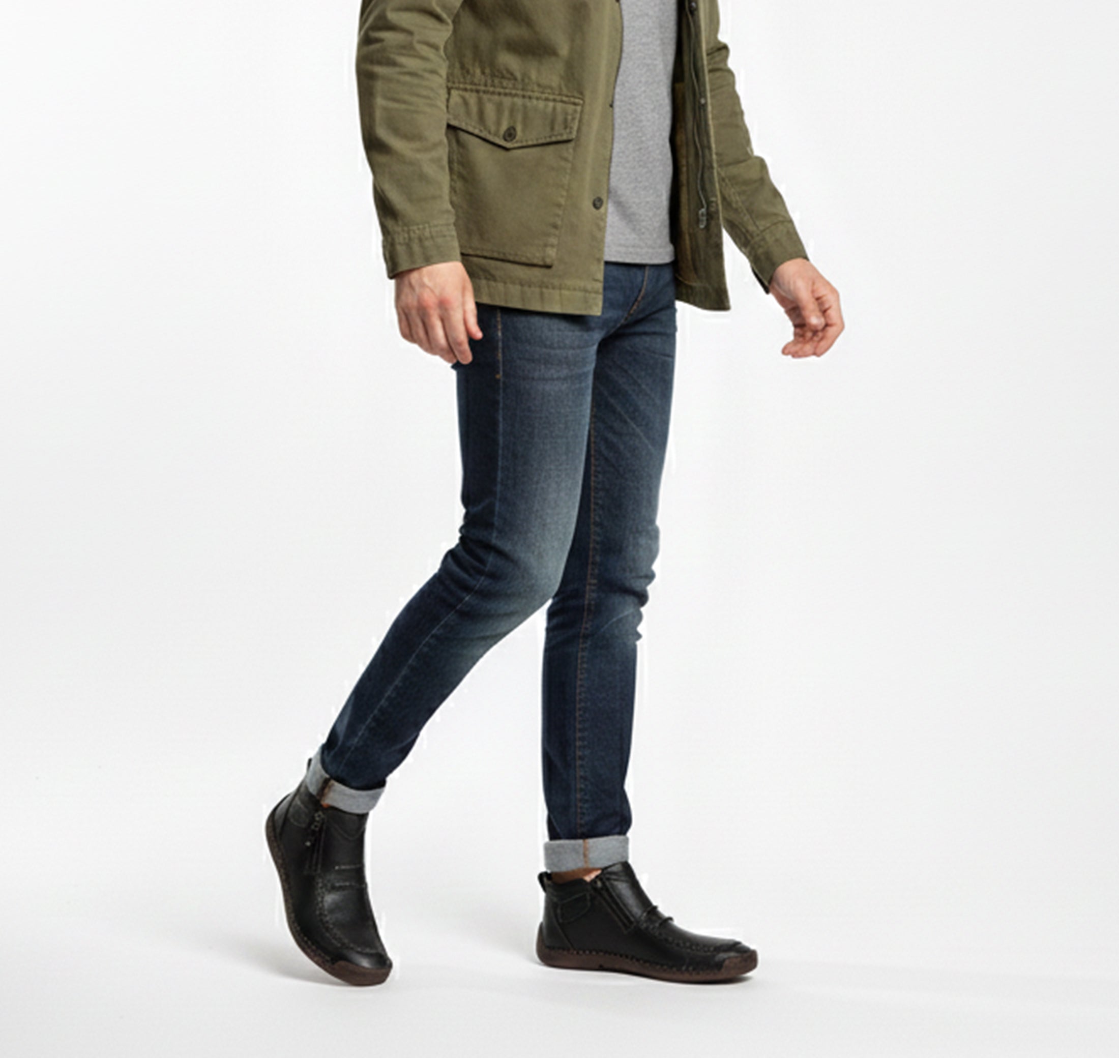 Valcour Lyon | Bottines Courtes pour Homme – Look Classique Uni