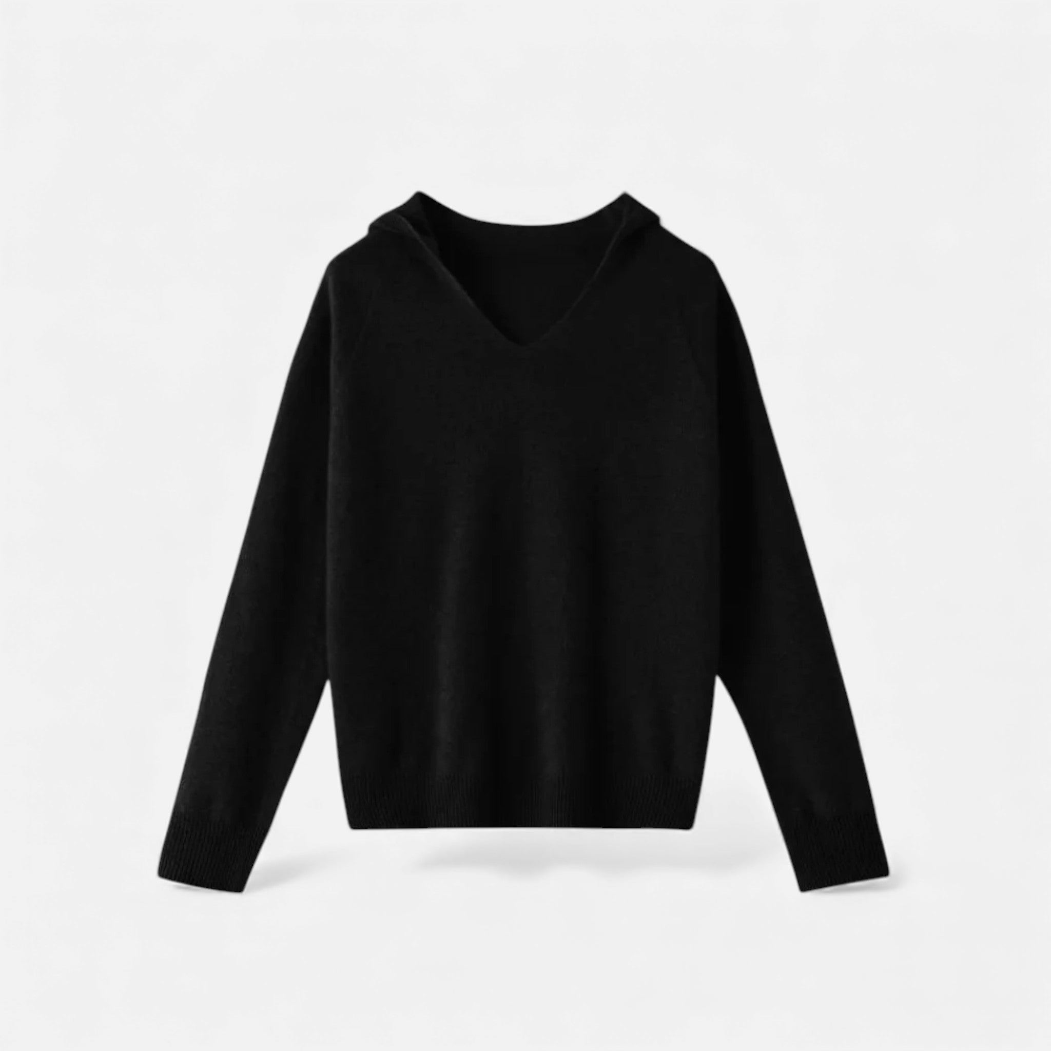 Sloane Signature - Le Pull Oversize à Col en V Sculpté Femme