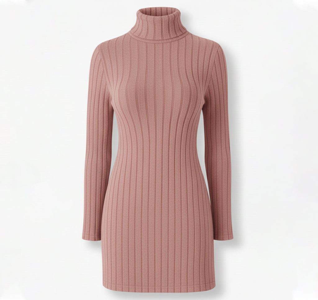 Pull en Maille à Col Rond pour Femme – Confort Douillet d’Hiver