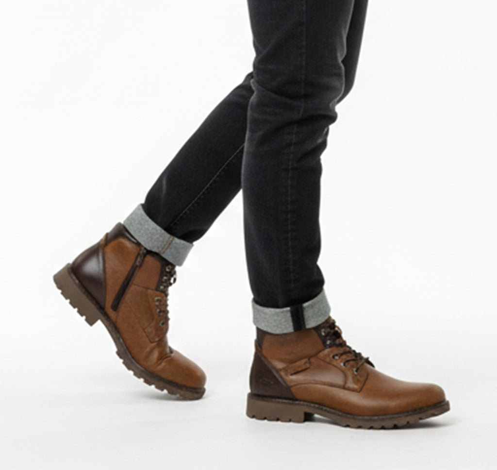Valcour Lyon | Bottes Mi-Hautes Chaudes pour Homme – Style Urbain Rétro