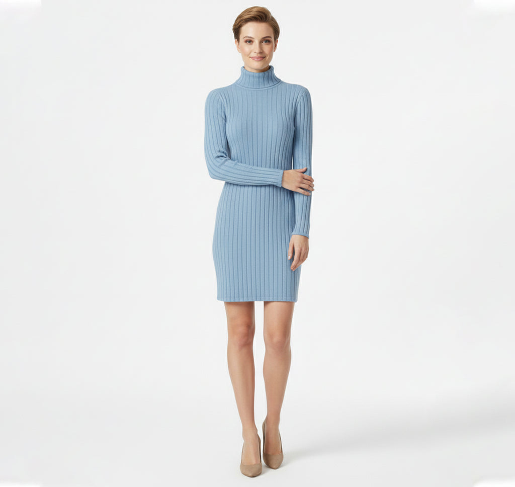 Pull en Maille à Col Rond pour Femme – Confort Douillet d’Hiver