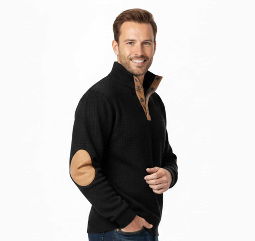 Pull à Col Montant pour Homme – Coupe Street Moderne
