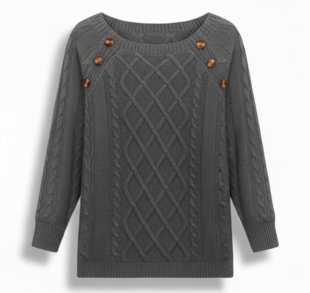 Pull en Maille Décontracté pour Femme – Confort Doux au Quotidien