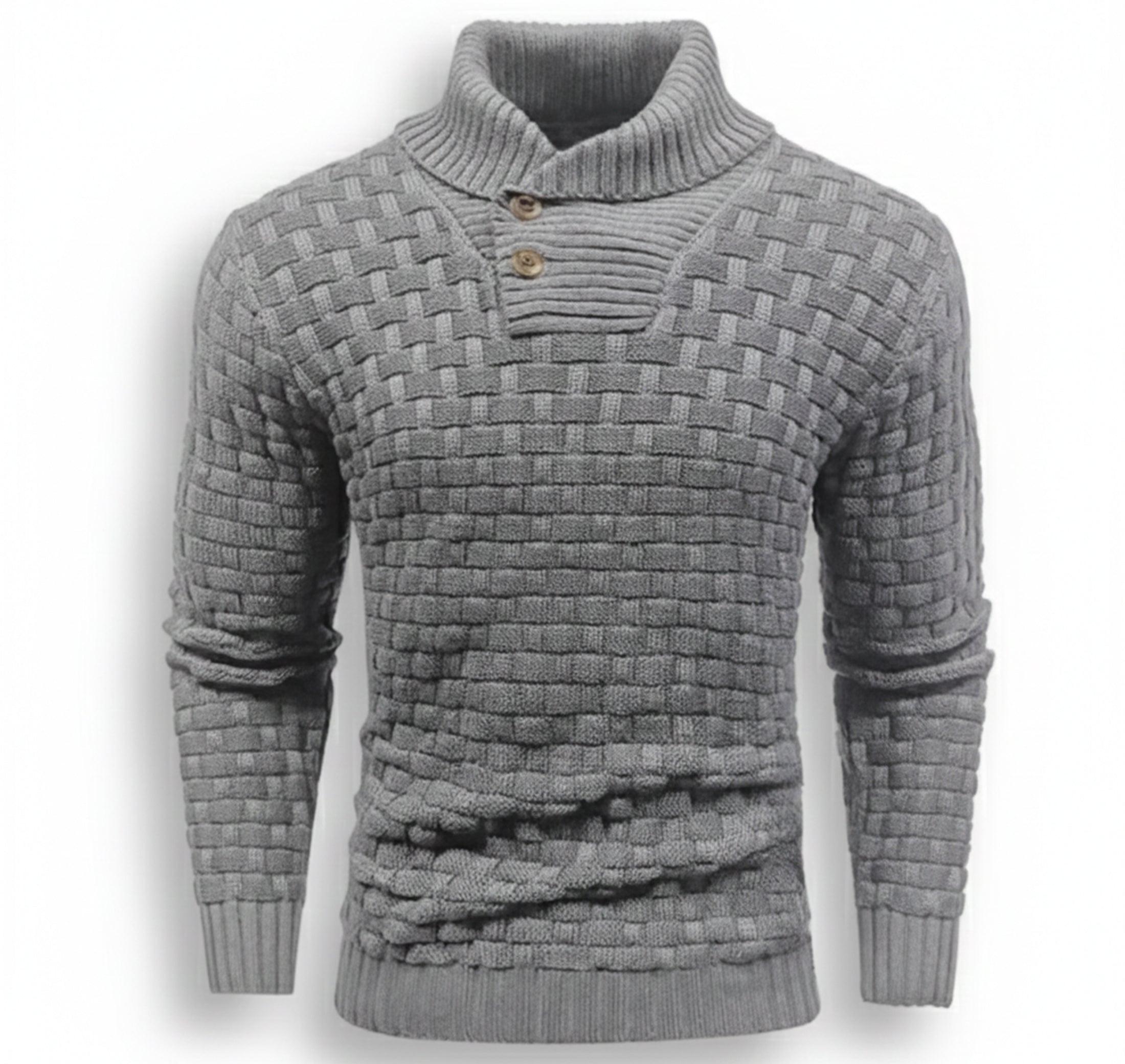 Valcour Lyon | Pull en Maille à Col Fin pour Homme – Coupe Urbaine Hivernale
