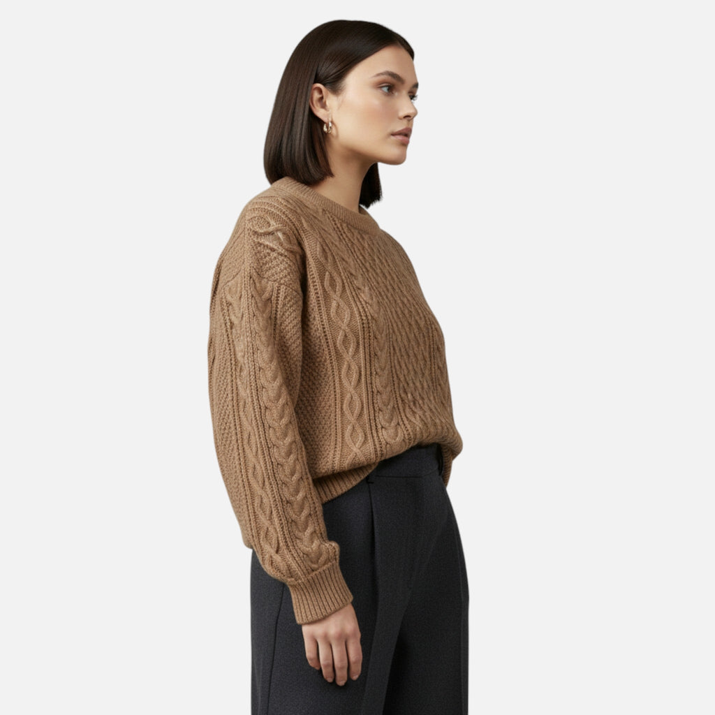 Highbury Atelier - Le Pull en Maille Nid d'Abeille Femme
