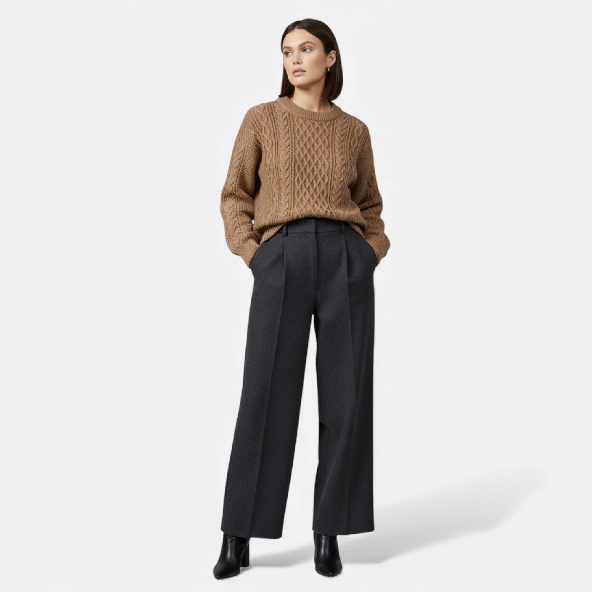 Highbury Atelier - Le Pull en Maille Nid d'Abeille Femme