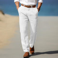 Knightsbridge Signature - Le Pantalon en Lin Homme