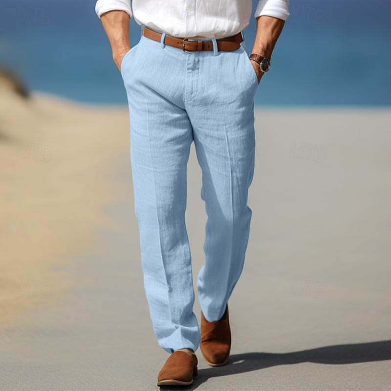 Knightsbridge Signature - Le Pantalon en Lin Homme