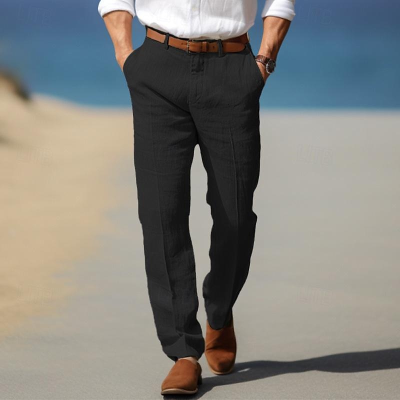 Knightsbridge Signature - Le Pantalon en Lin Homme