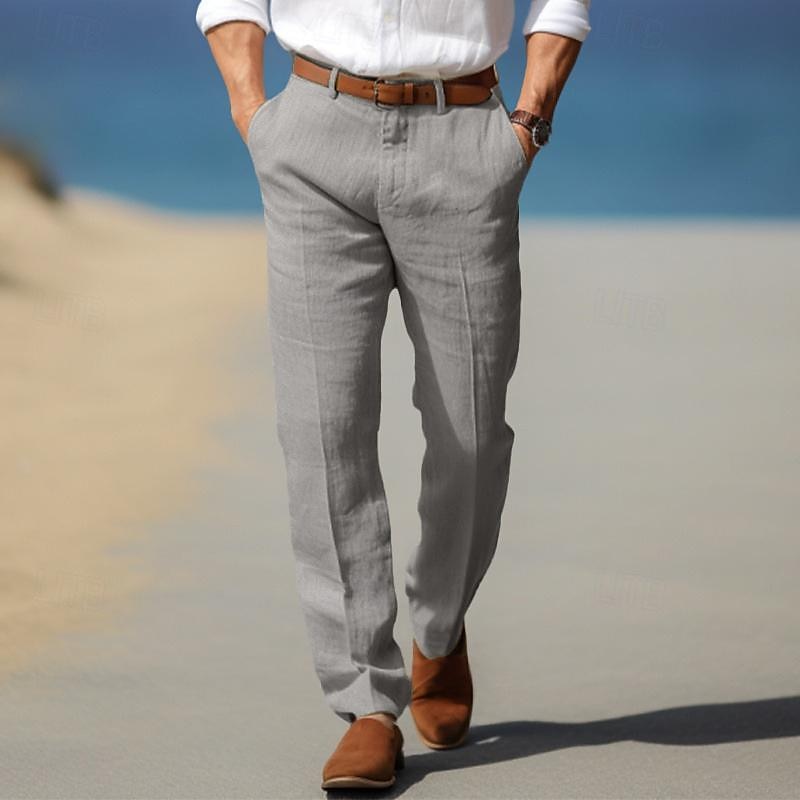 Knightsbridge Signature - Le Pantalon en Lin Homme
