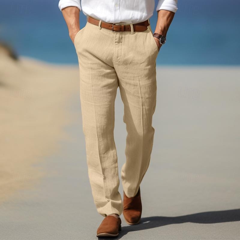 Knightsbridge Signature - Le Pantalon en Lin Homme